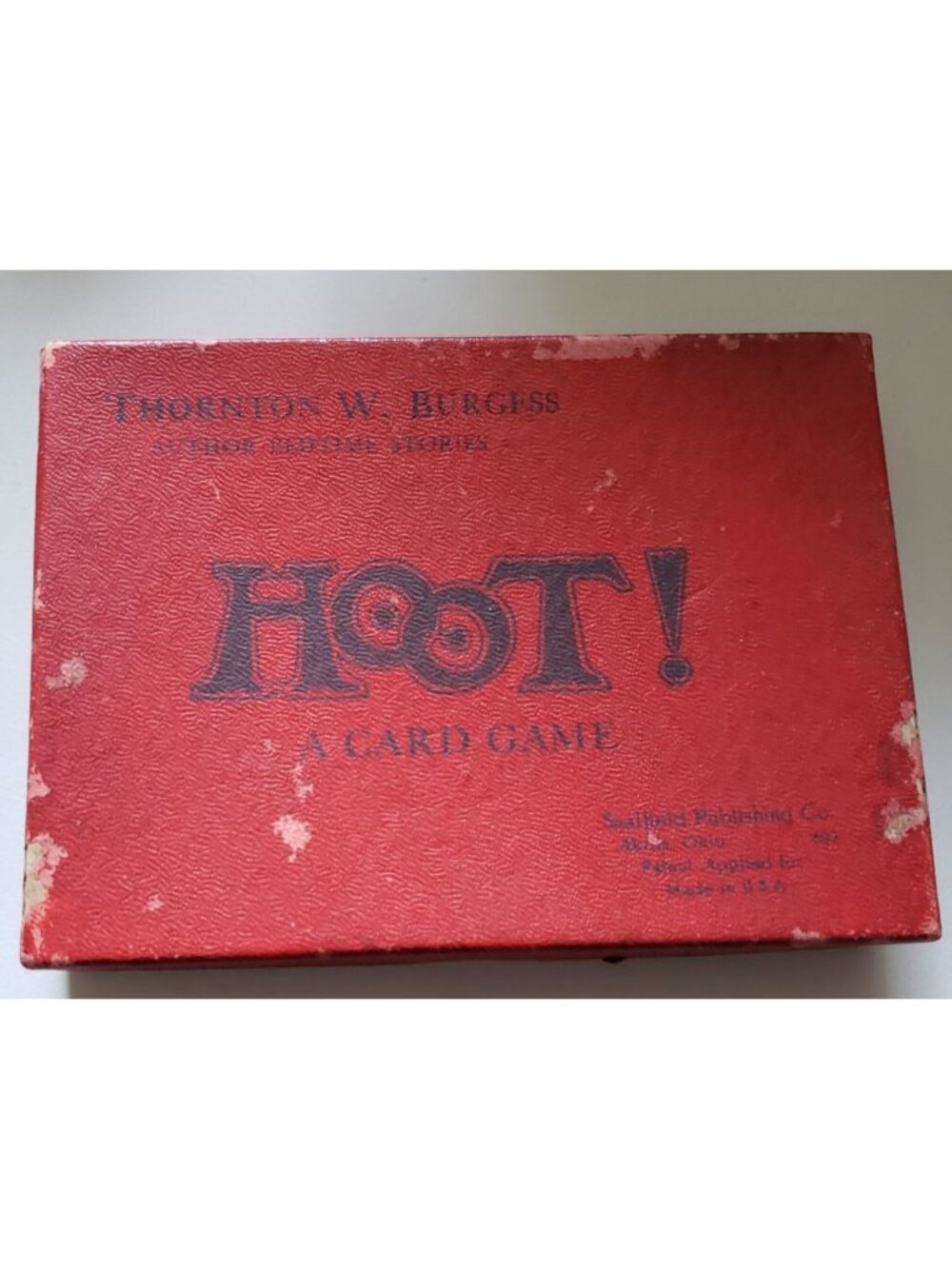 Vintage Thornton W Burgess HOOT Card Game Incomplete Parts Repair Salem MA